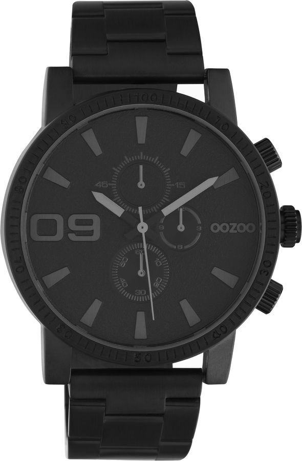 OOZOO Timepieces Chronograph black Metallic Bracelet C10709